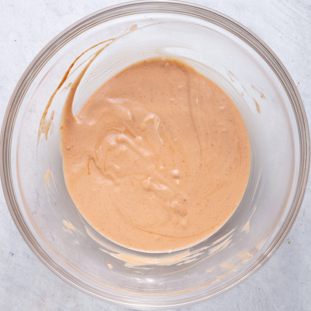 Cocktail sauce after mixed.
