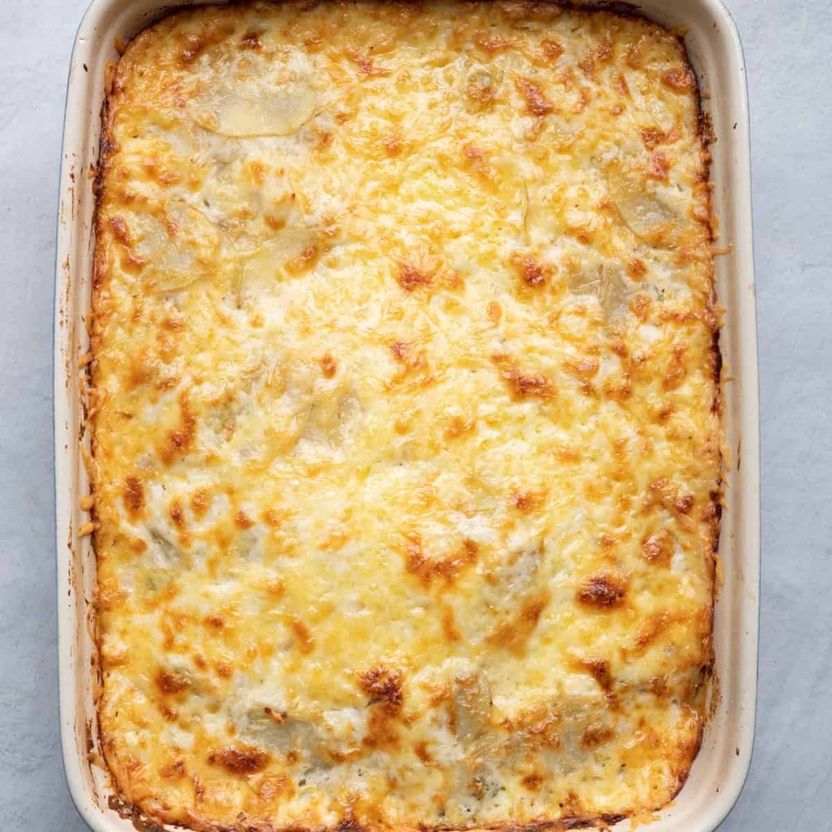Dish after baking.