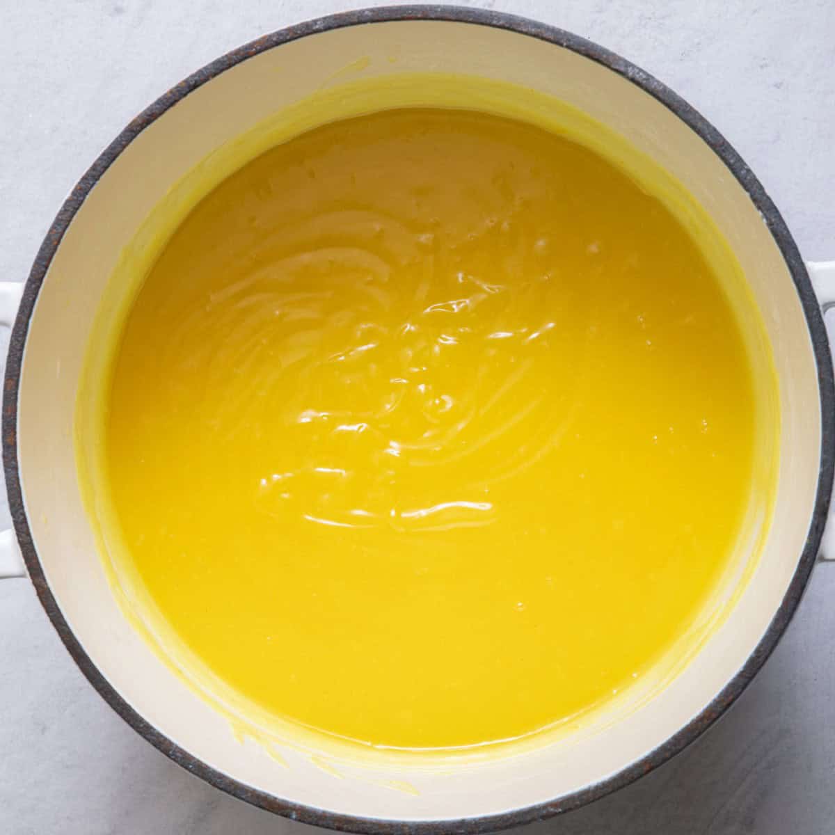 Lemon filling thickened.