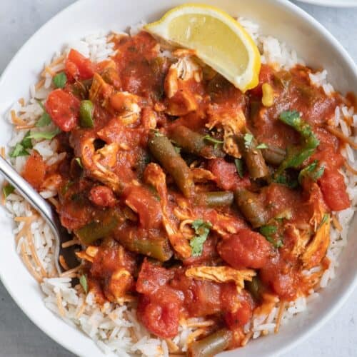 Lebanese Green Bean Stew.