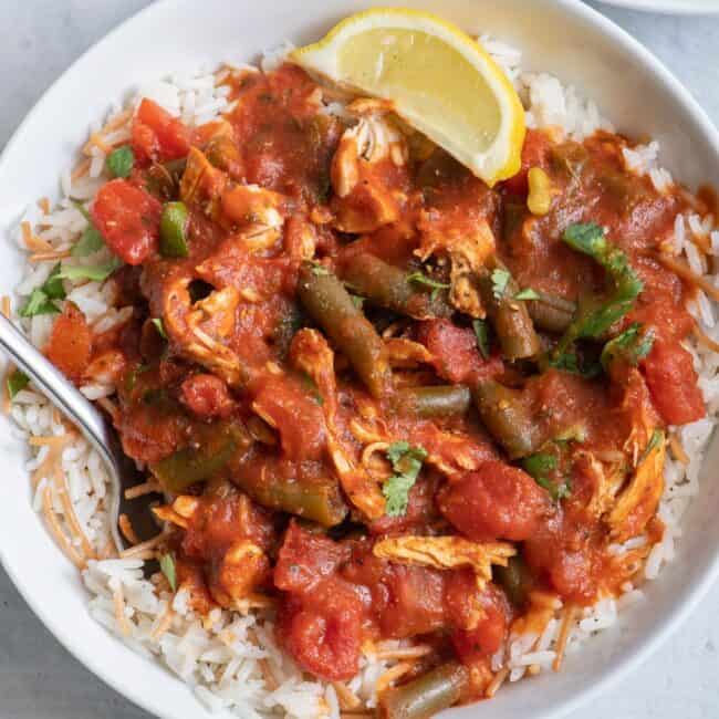 Lebanese Green Bean Stew.