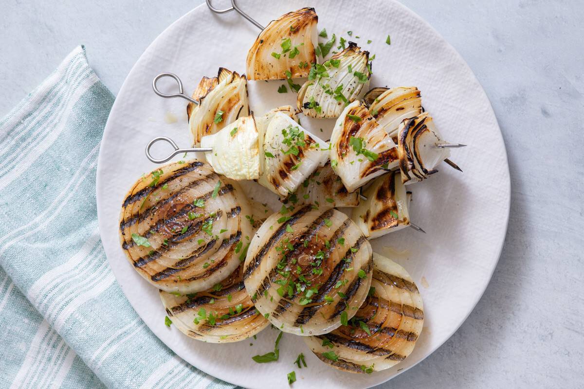 Grilled Onions.