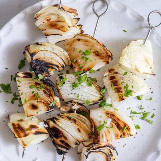 Grilled onions.