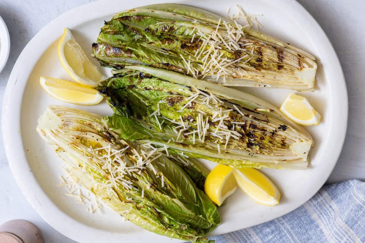 Grilled Romaine Lettuce.