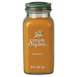 bottle of turmeric