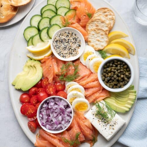 Smoked Salmon Platter.
