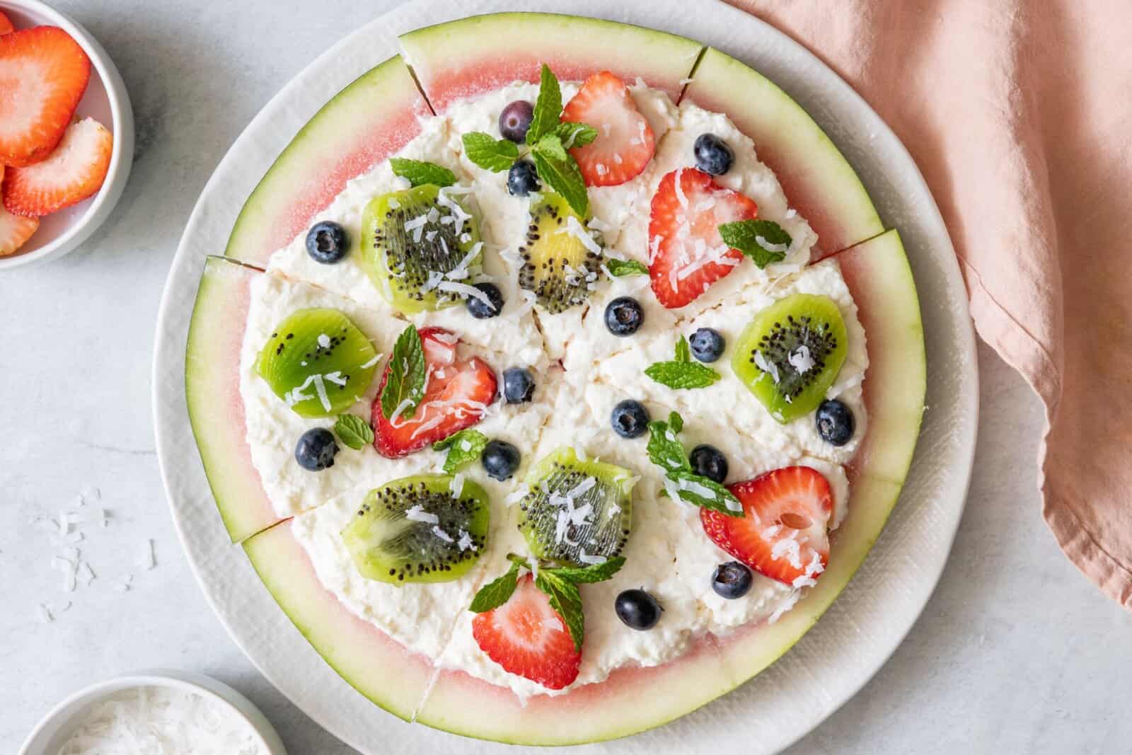 Watermelon Pizza.
