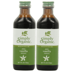 two bottles of vanilla extract