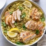 Pesto Pasta with Chicken.