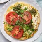 Pesto Flatbread Pizza.