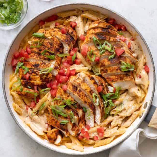 Creamy Cajun Chicken Pasta.