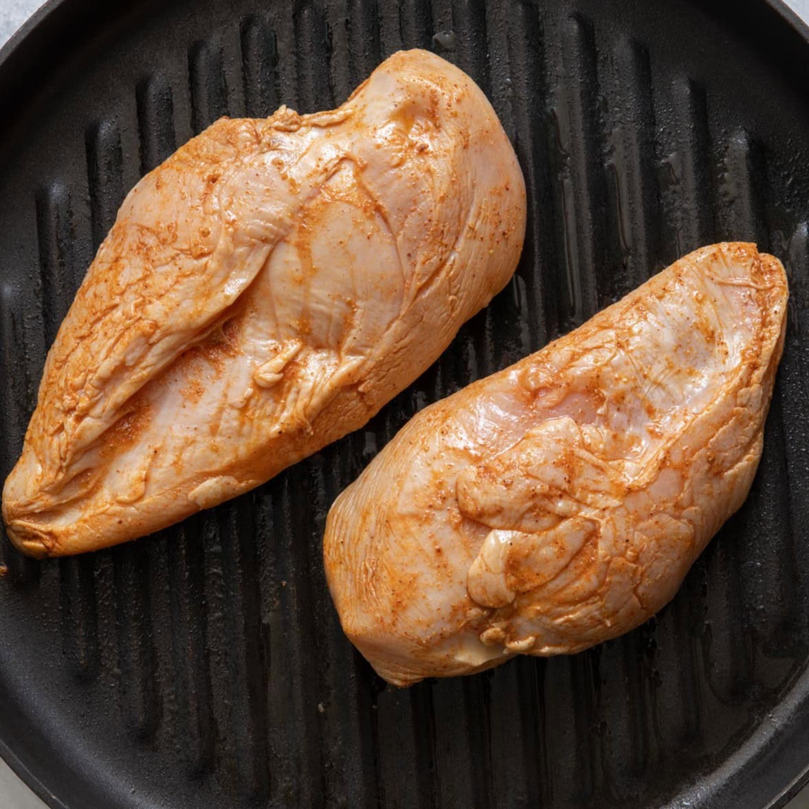 Before cooked.