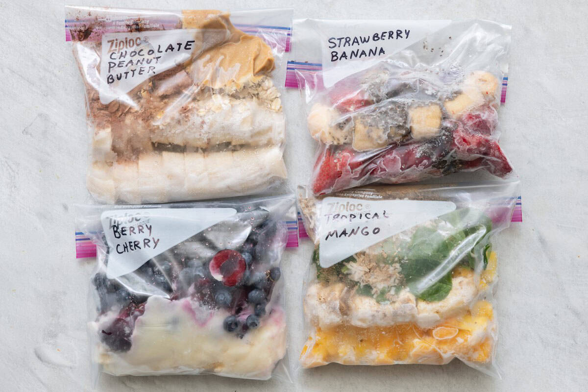 Freezer Smoothie Packs.