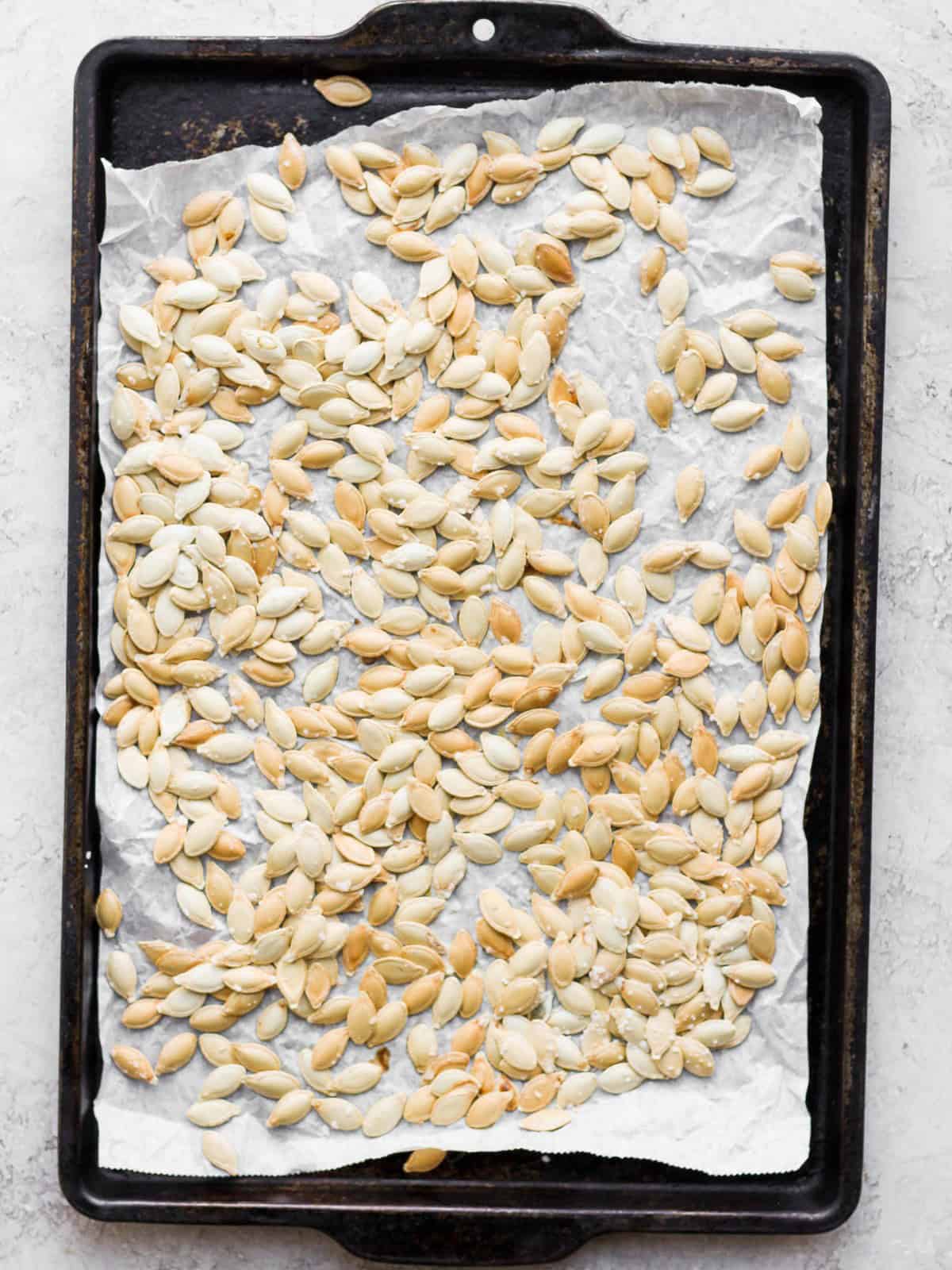 After roasting.