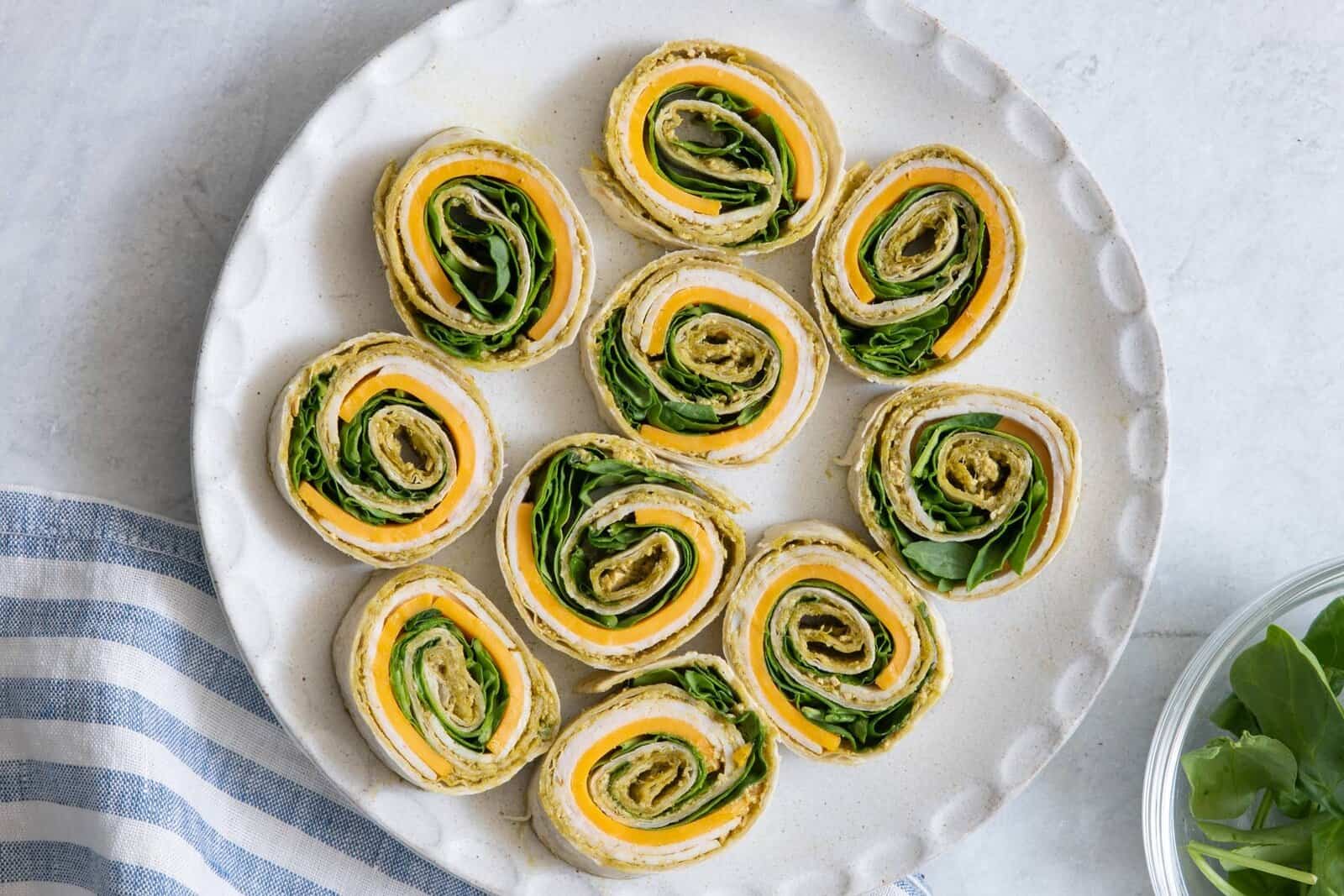 Pinwheel Sandwiches.