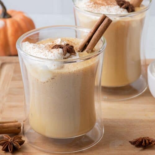 Homemade Pumpkin Spice Latte.