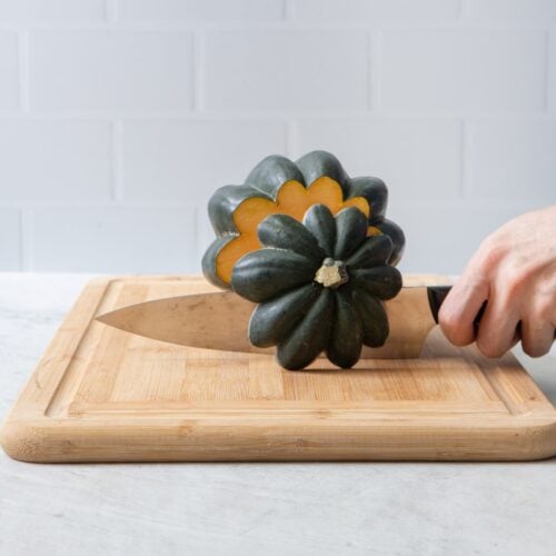 How to Cut Acorn Squash.