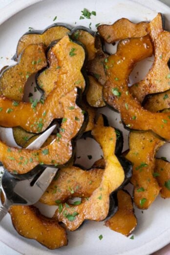 Roasted Acorn Squash.