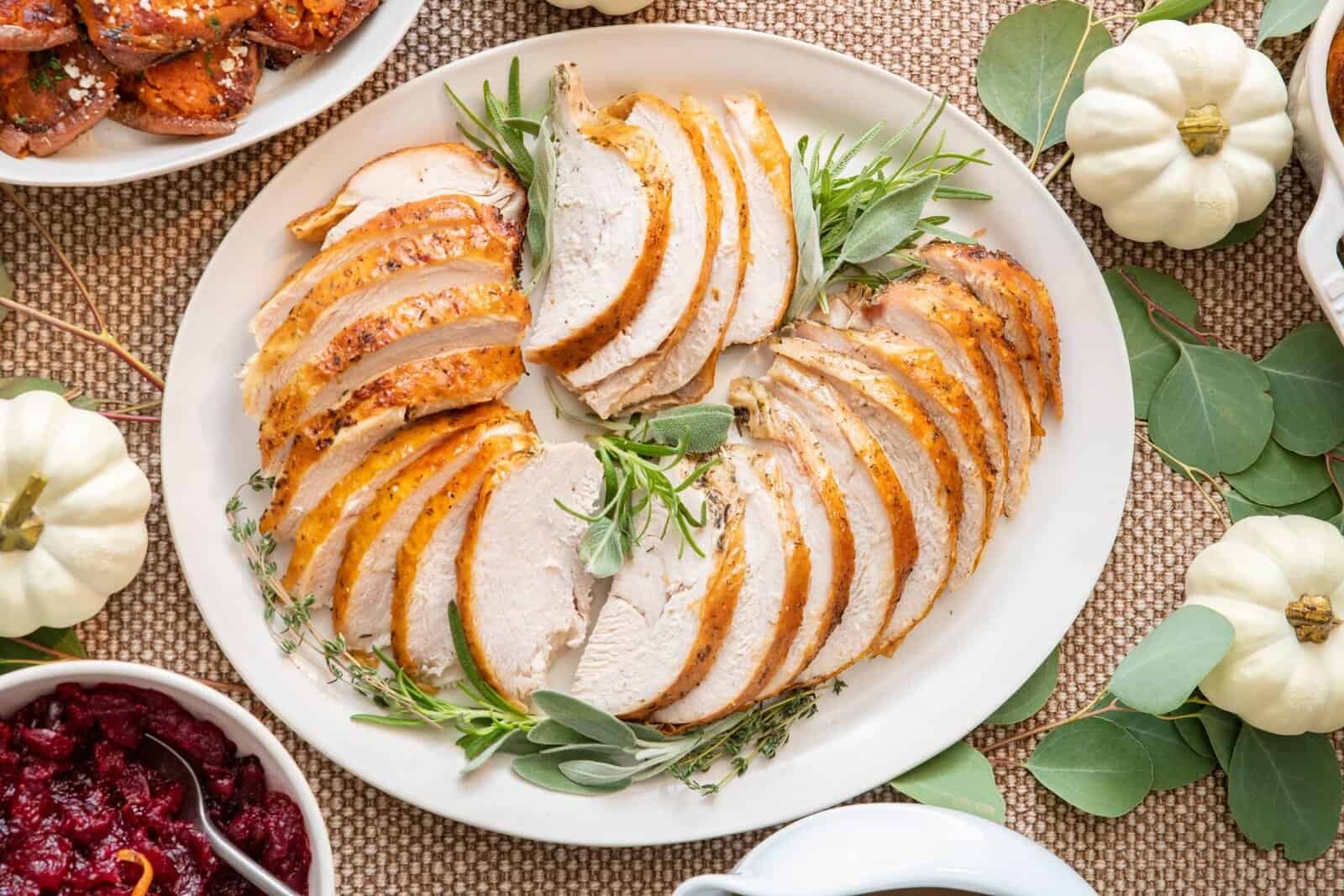 Dry Brined Turkey Breast.