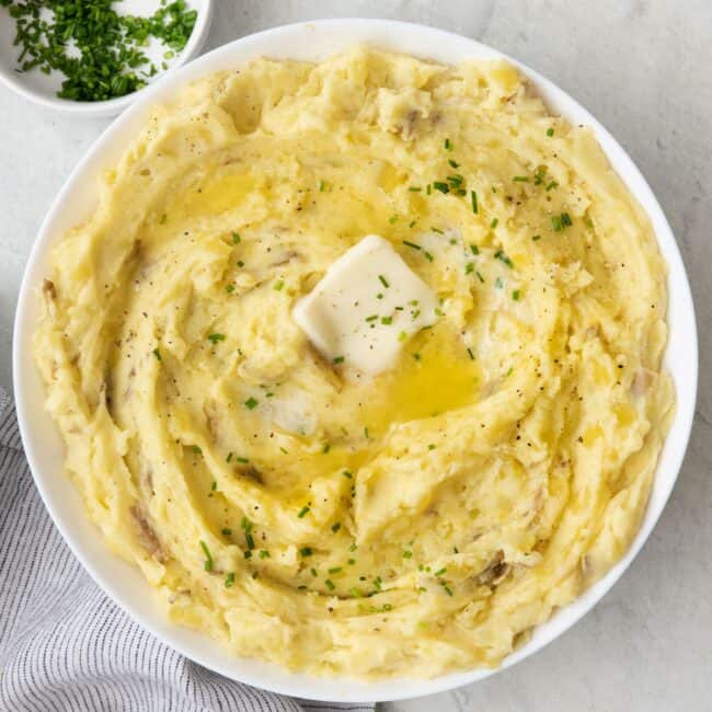Garlic Mashed Potatoes.