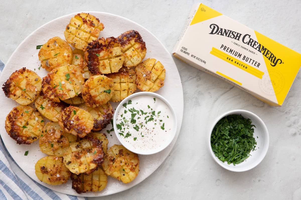 Roasted Parmesan Potatoes.