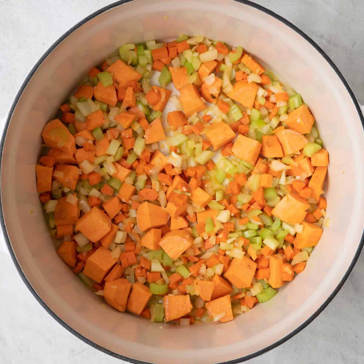 After cooking.