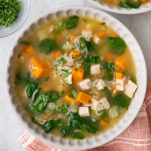 Turkey Rice Soup.