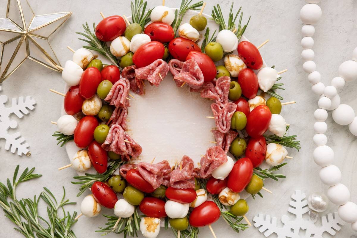 Charcuterie Wreath.