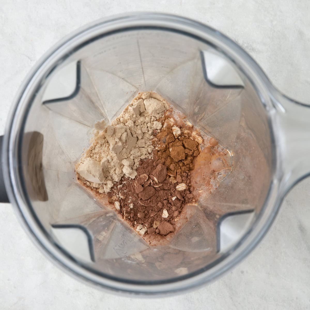 Ingredients before blended.
