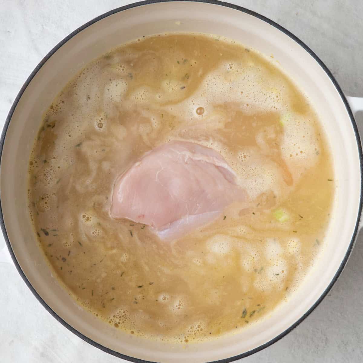 Chicken breast added.