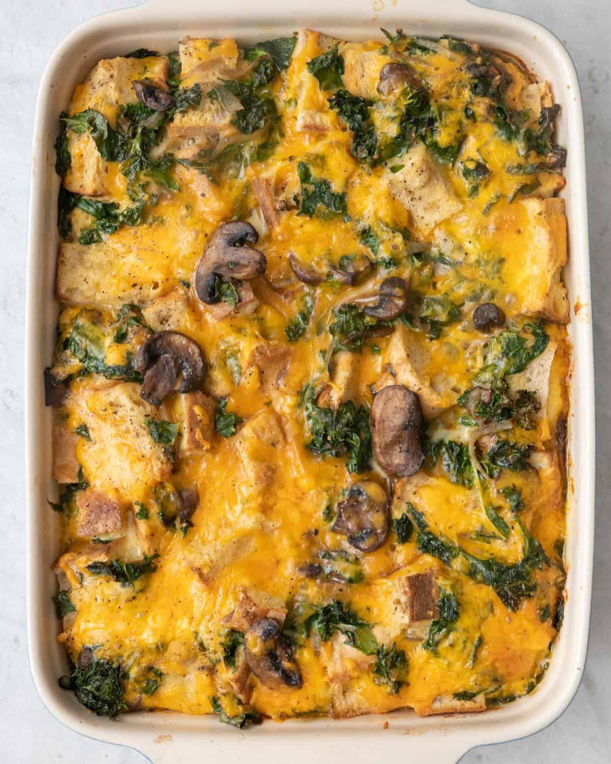 Strata after baked.