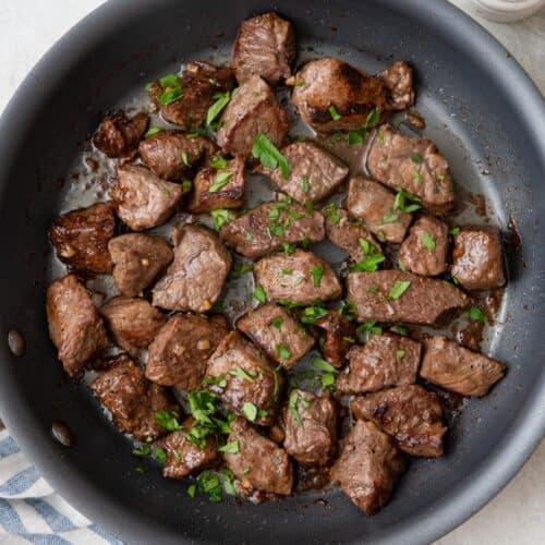Garlic Butter Steak Bites.