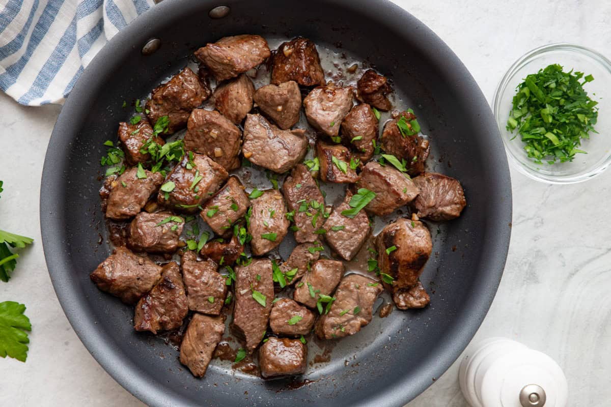 Garlic Butter Steak Bites.