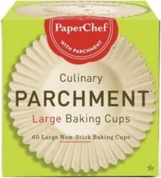 Parchment paper cupcake liners from PaperChef.