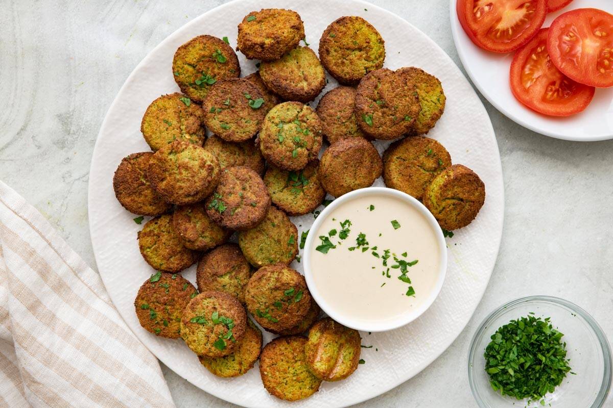 Air Fryer Falafel.