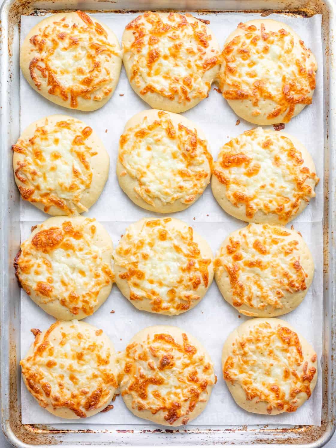 Flatbreads/Manakeesh after baking.