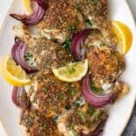 Baked Za'atar Chicken.