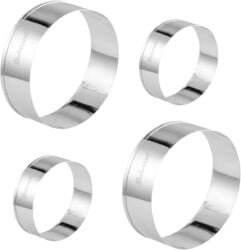 Round cookie cutters.