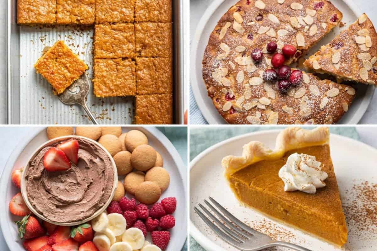 Roundup section image of collected recipes for dessert.