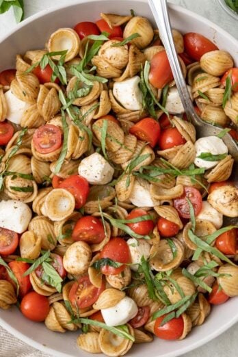 Caprese Pasta Salad.