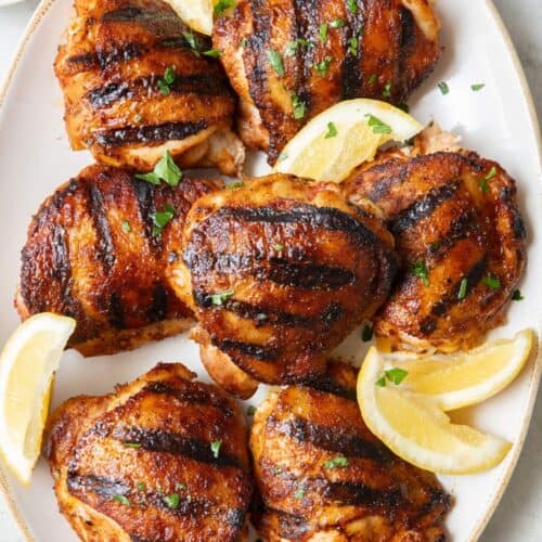 How to Grill Chicken Thighs.