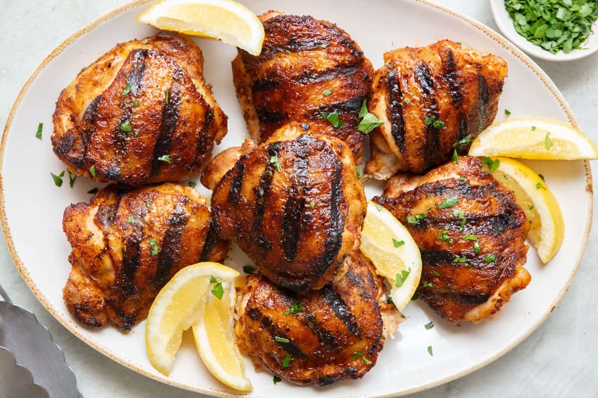 How to Grill Chicken Thighs.