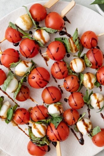 Caprese Skewers.