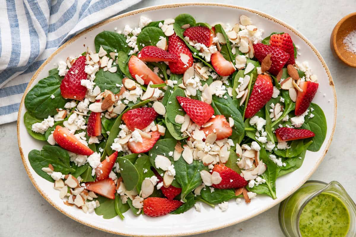 Spinach Strawberry Salad.