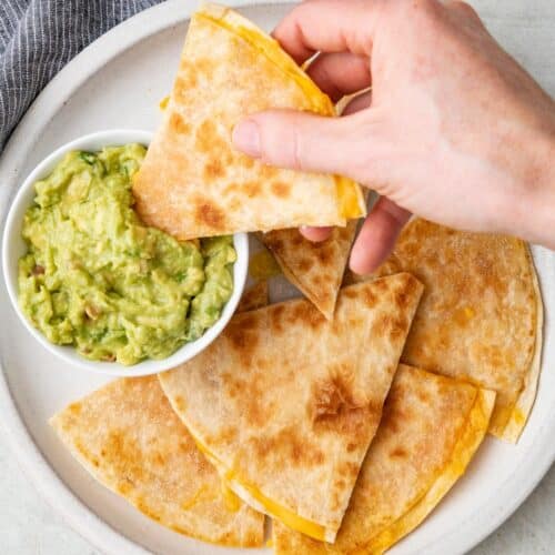 Cheese Quesadilla.