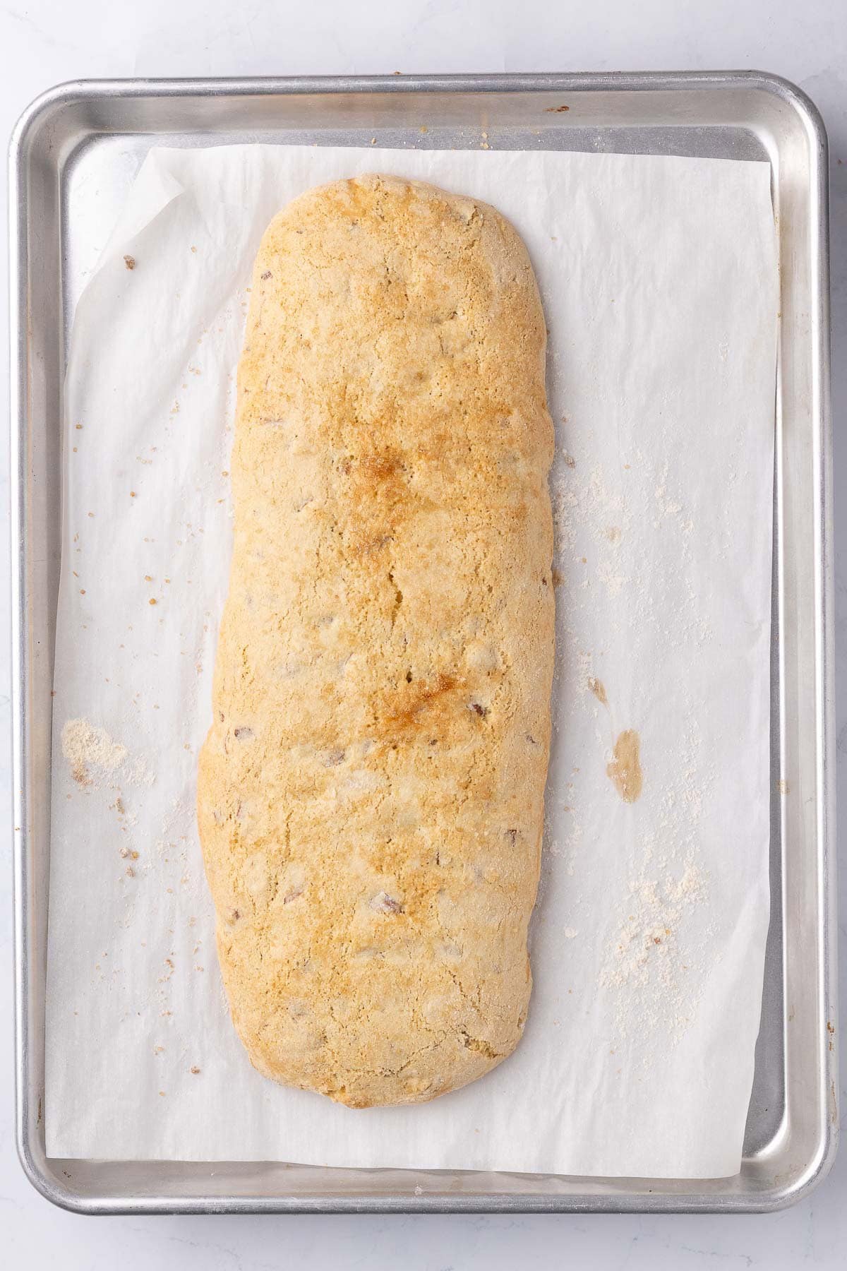 After baking.