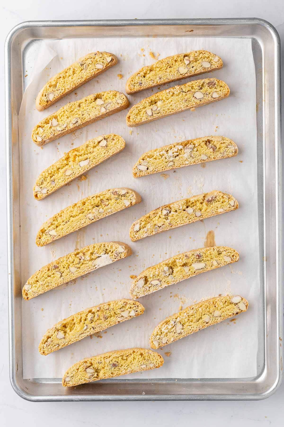 After baking.