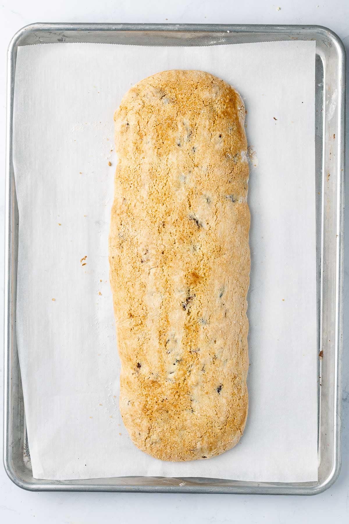 After baking.