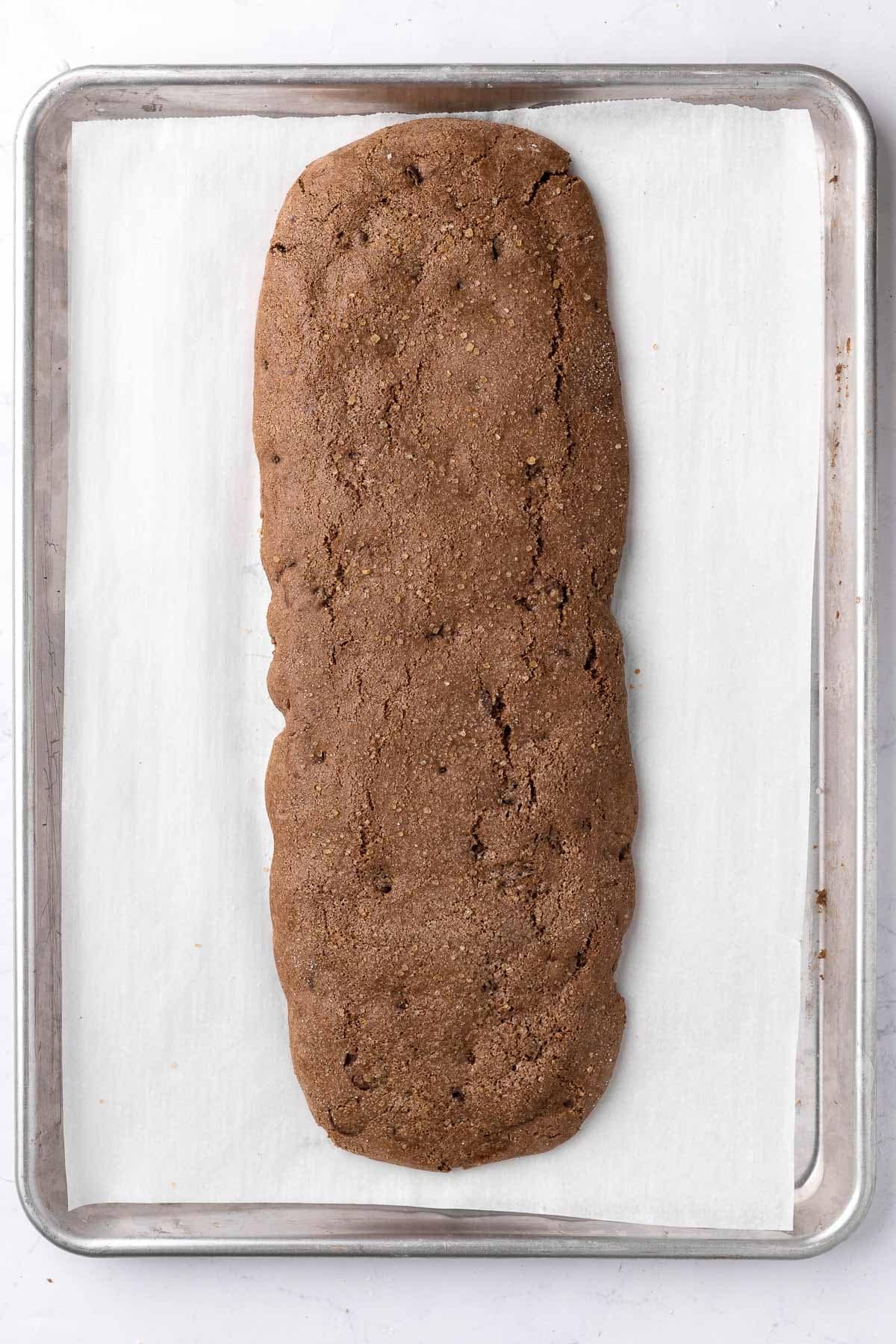 After baking.