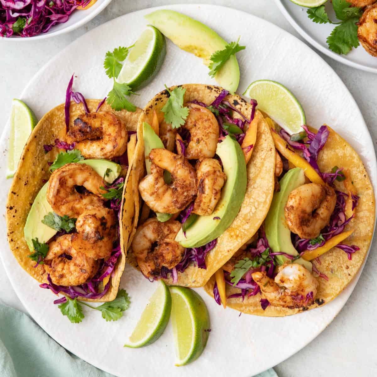Grilled Shrimp Tacos.